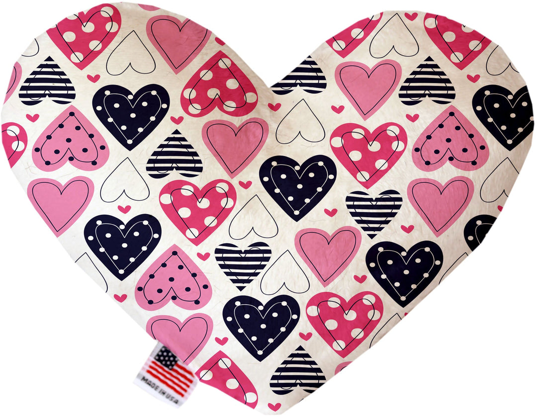 Plush Dog Bone Toy, "Valentine's Day Group"