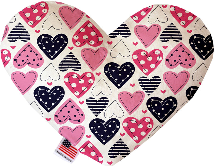 Plush Dog Bone Toy, "Valentine's Day Group"