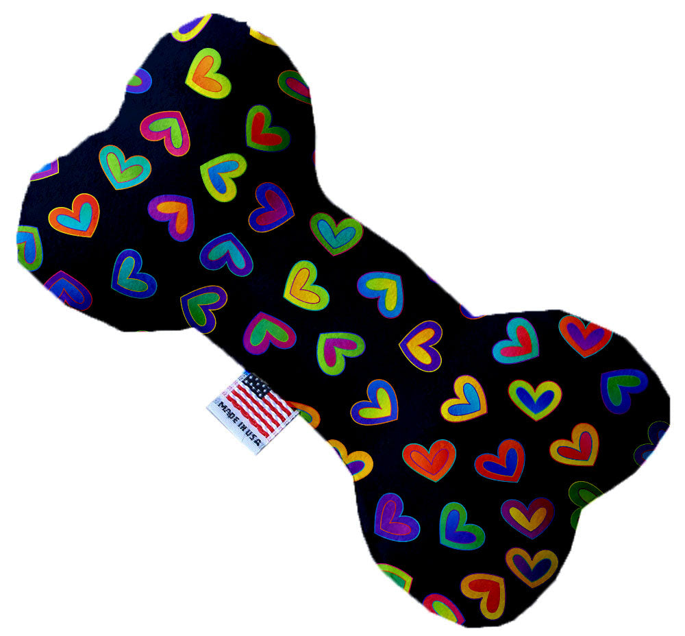 Plush Dog Bone Toy, "Valentine's Day Group"