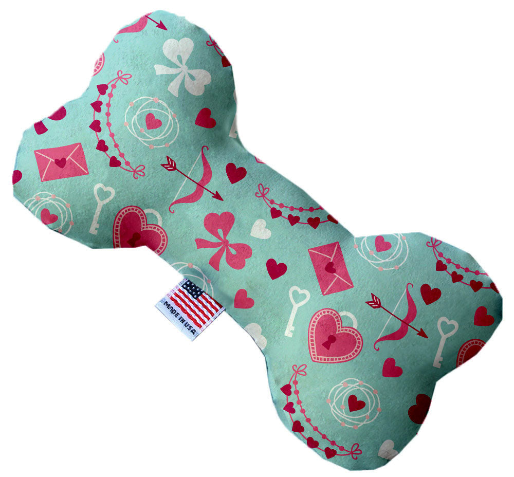 Valentine's Day Pet & Dog Plush Heart or Bone Toy, "Sweet Love Group"