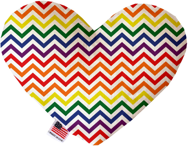 Pet and Dog Plush Heart or Bone Toy, "Rainbow Pride Group"