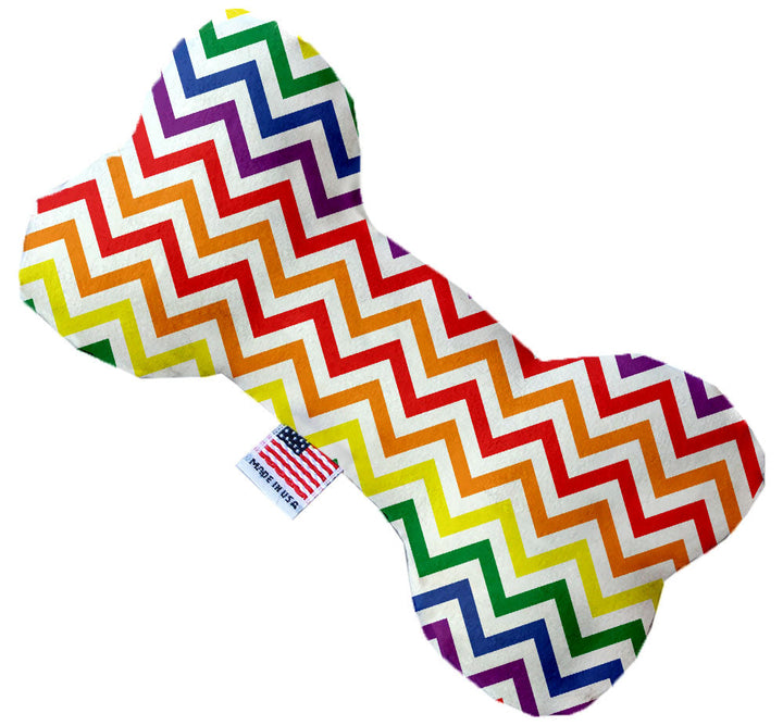 Pet and Dog Plush Heart or Bone Toy, "Rainbow Pride Group"