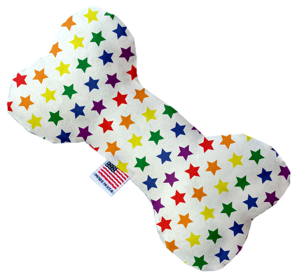 Pet and Dog Plush Heart or Bone Toy, "Rainbow Pride Group"