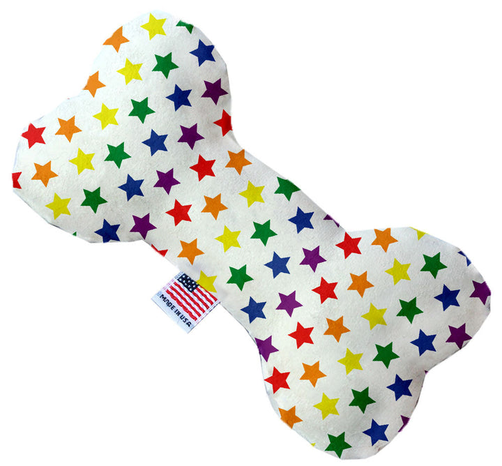 Pet and Dog Plush Heart or Bone Toy, "Rainbow Pride Group"
