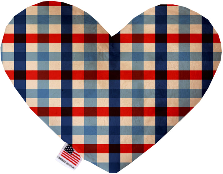Pet and Dog Plush Heart or Bone Toy, "Independence Day Group"