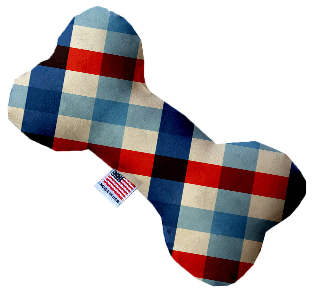 Pet and Dog Plush Heart or Bone Toy, "Independence Day Group"