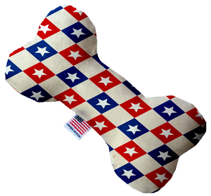Pet and Dog Plush Heart or Bone Toy, "Independence Day Group"
