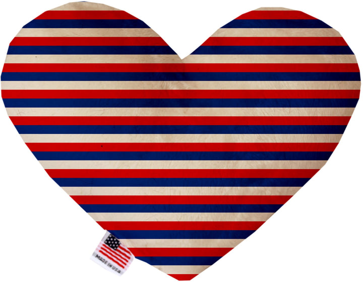 Pet and Dog Plush Heart or Bone Toy, "Independence Day Group"