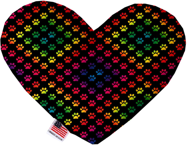 Pet and Dog Plush Heart or Bone Toy, "Rainbow Pride Group"