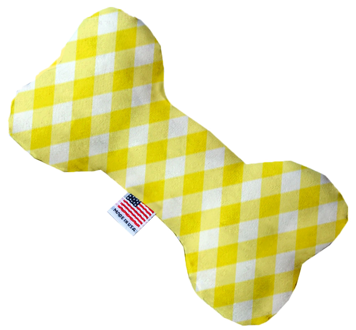 Pet and Dog Plush Heart or Bone Toy, "Plaids Group"