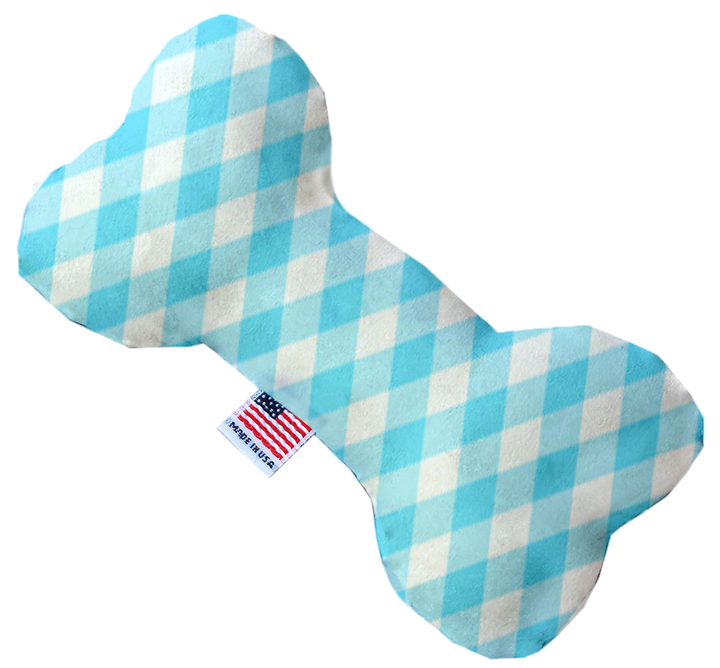 Pet and Dog Plush Heart or Bone Toy, "Plaids Group"