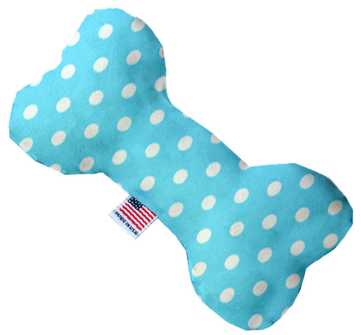 Pet and Dog Plush Heart or Bone Toy, "Polka Dots Group"