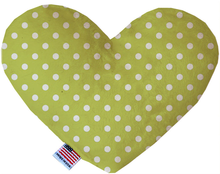 Pet and Dog Plush Heart or Bone Toy, "Polka Dots Group"