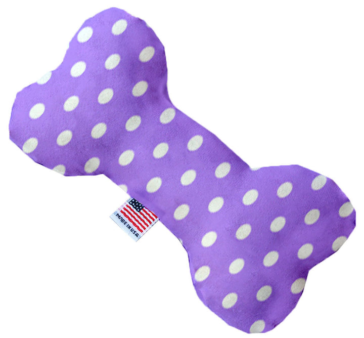 Pet and Dog Plush Heart or Bone Toy, "Polka Dots Group"