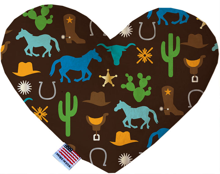 Pet and Dog Plush Heart or Bone Toy, "Southwestern Group"