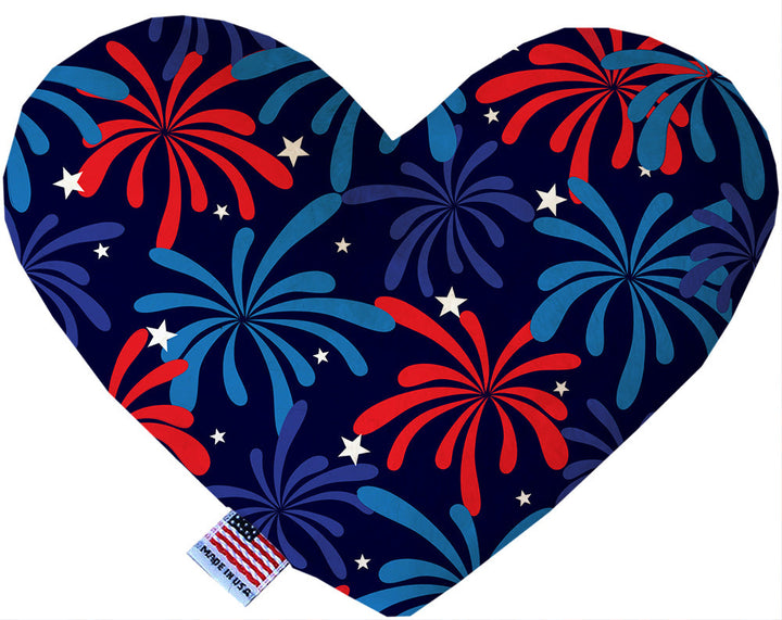 Pet and Dog Plush Heart or Bone Toy, "Independence Day Group"