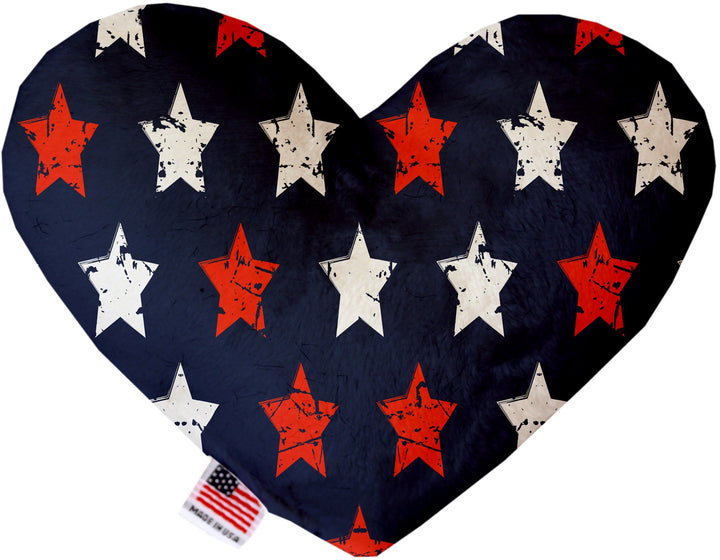 Pet and Dog Plush Heart or Bone Toy, "Independence Day Group"