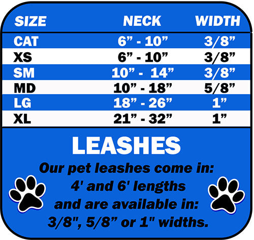 Plain Nylon Collars and Leashes