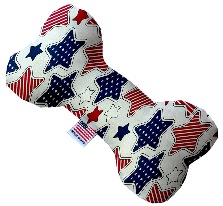 Pet and Dog Plush Heart or Bone Toy, "Independence Day Group"