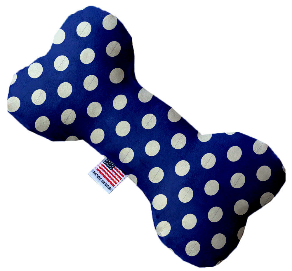 Pet and Dog Plush Heart or Bone Toy, "Swiss Dots Group"