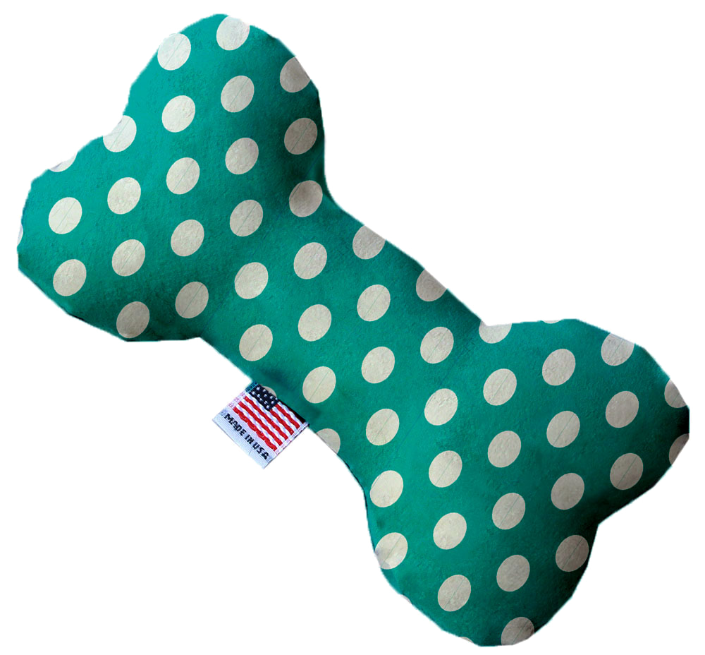 Pet and Dog Plush Heart or Bone Toy, "Swiss Dots Group"