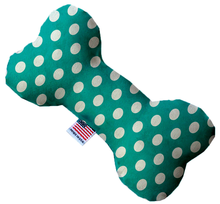 Pet and Dog Plush Heart or Bone Toy, "Swiss Dots Group"