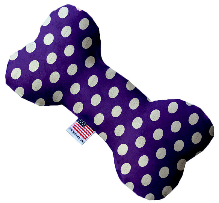 Pet and Dog Plush Heart or Bone Toy, "Swiss Dots Group"