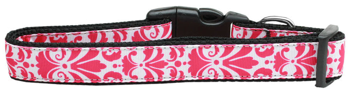 Pet Dog & Cat Nylon Collar, "Damask"