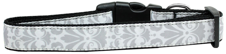 Pet Dog & Cat Nylon Collar, "Damask"