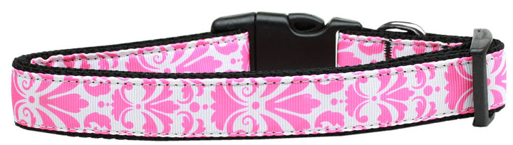 Pet Dog & Cat Nylon Collar, "Damask"
