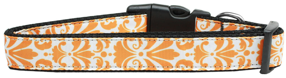 Pet Dog & Cat Nylon Collar, "Damask"