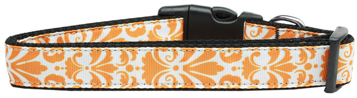 Pet Dog & Cat Nylon Collar, "Damask"