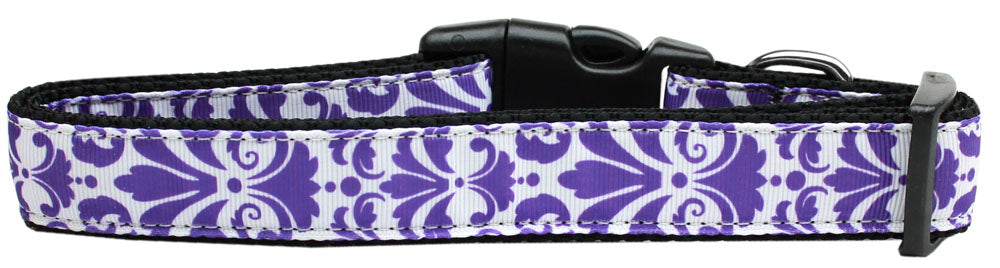 Pet Dog & Cat Nylon Collar, "Damask"