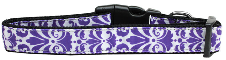 Pet Dog & Cat Nylon Collar, "Damask"