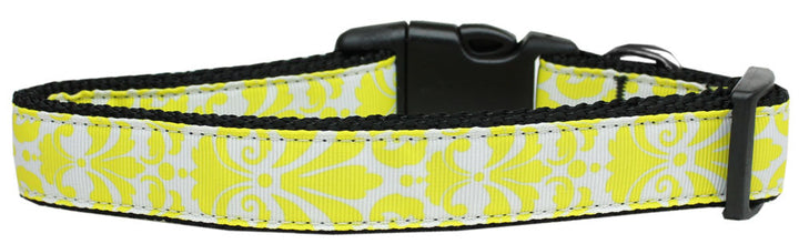 Pet Dog & Cat Nylon Collar, "Damask"