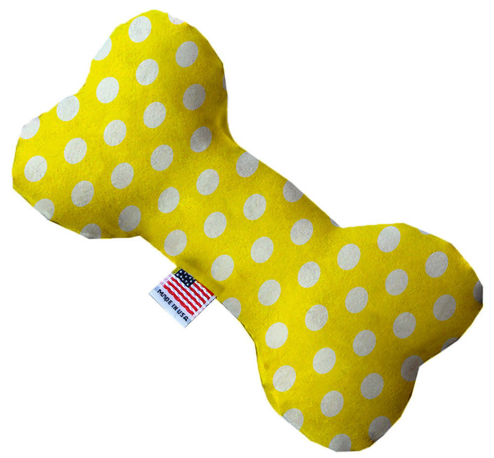 Pet and Dog Plush Heart or Bone Toy, "Swiss Dots Group"