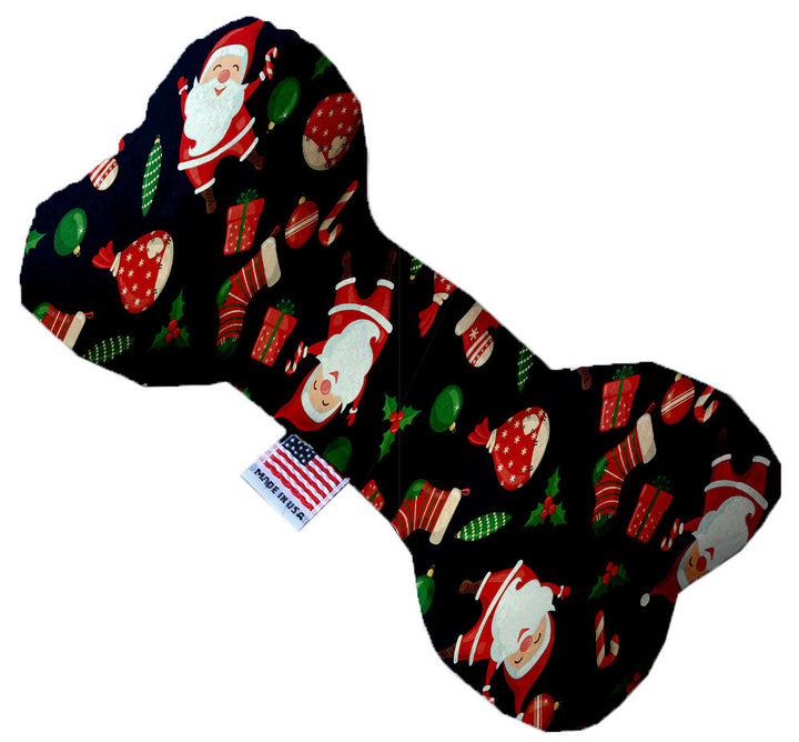 Pet and Dog Plush Heart or Bone Toy, "Santa Group"