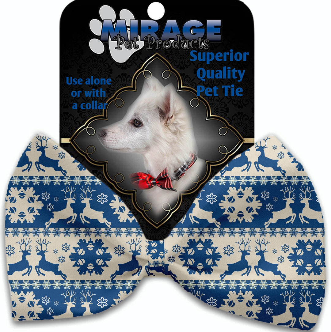 Christmas Pet, Dog and Cat Bow Ties, "Winter Wonderland