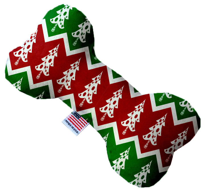 Pet and Dog Plush Heart or Bone Toy, "Christmas Patterns Group"