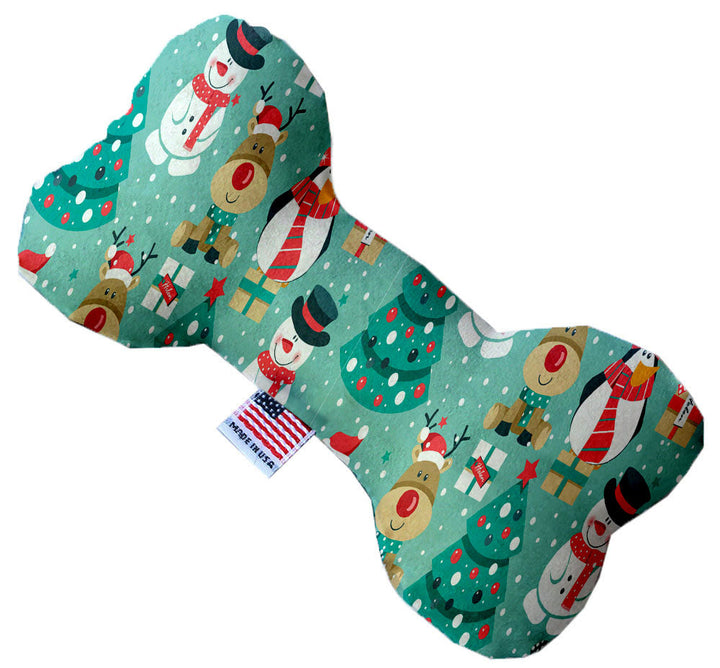 Pet and Dog Plush Heart or Bone Toy, "Santa Group"