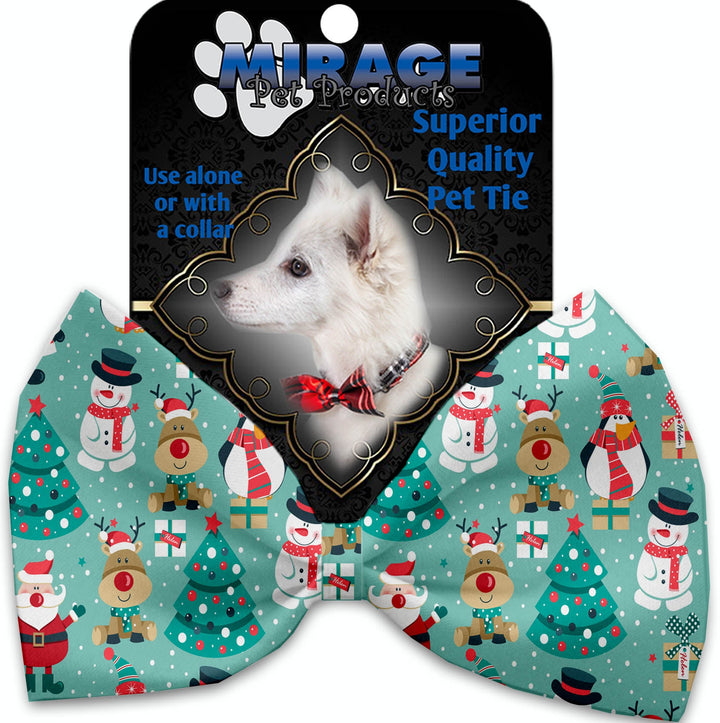 Christmas Pet, Dog and Cat Bow Ties, "Winter Wonderland