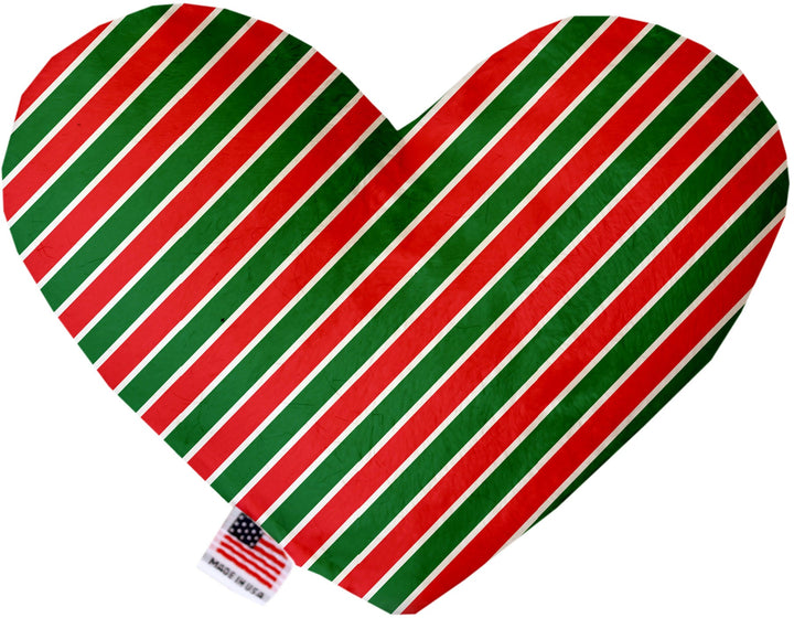 Pet and Dog Plush Heart or Bone Toy, "Christmas Patterns Group"