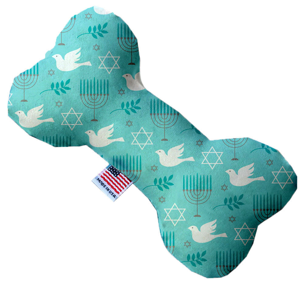 Pet and Dog Plush Heart or Bone Toy, "Hanukkah Group"