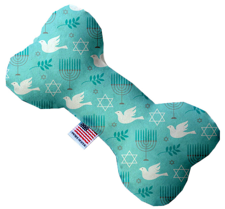Pet and Dog Plush Heart or Bone Toy, "Hanukkah Group"