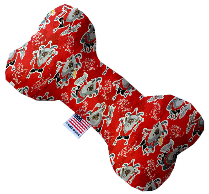 Pet and Dog Plush Heart or Bone Toy, "Santa Group"