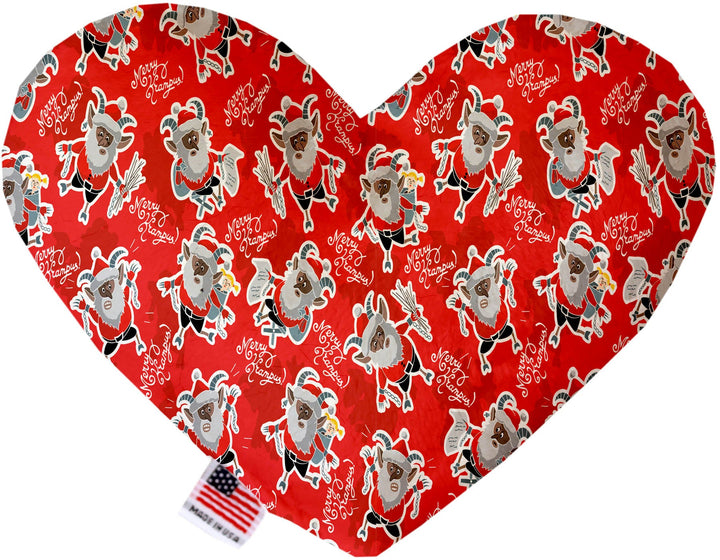 Pet and Dog Plush Heart or Bone Toy, "Santa Group"