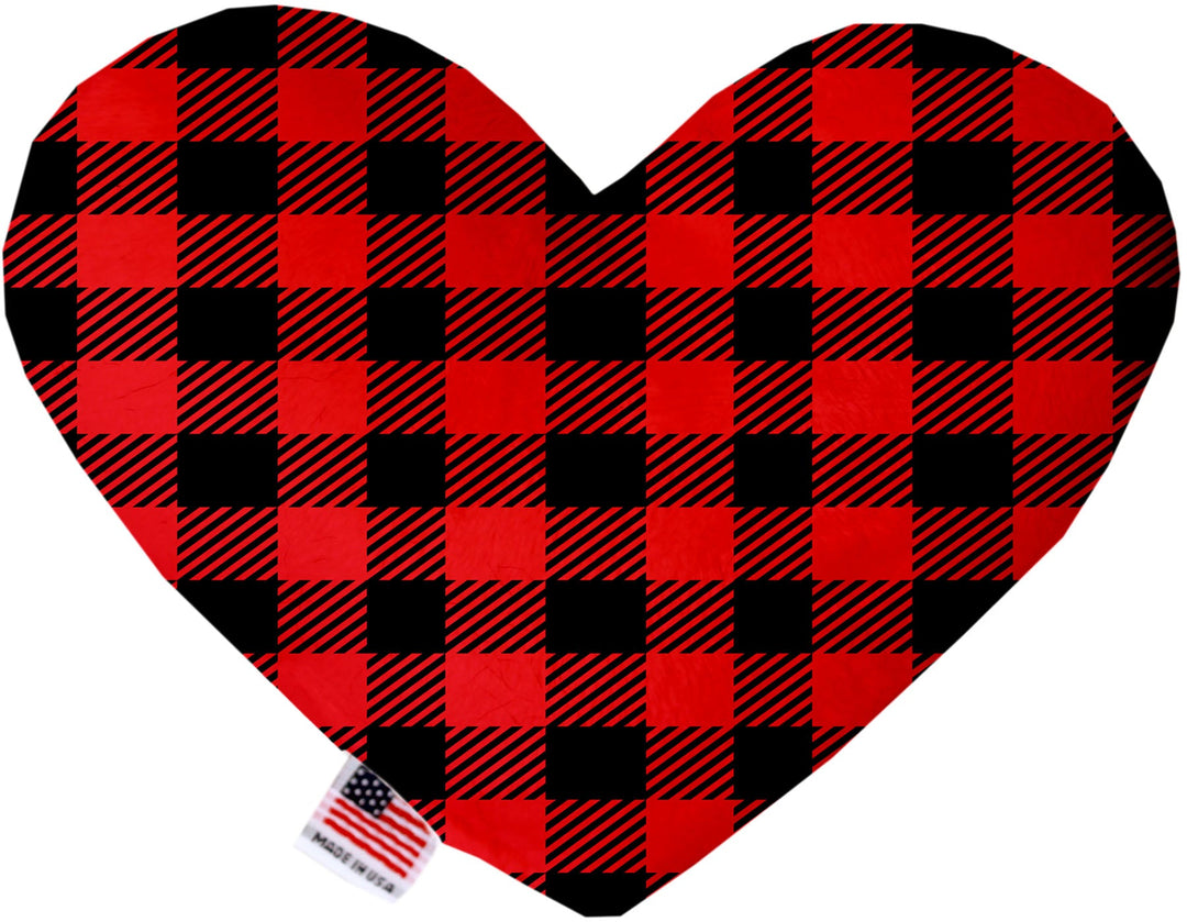 Pet and Dog Plush Heart or Bone Toy, "Christmas Patterns Group"