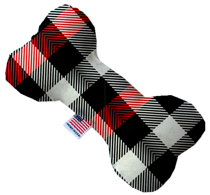 Pet and Dog Plush Heart or Bone Toy, "Christmas Patterns Group"