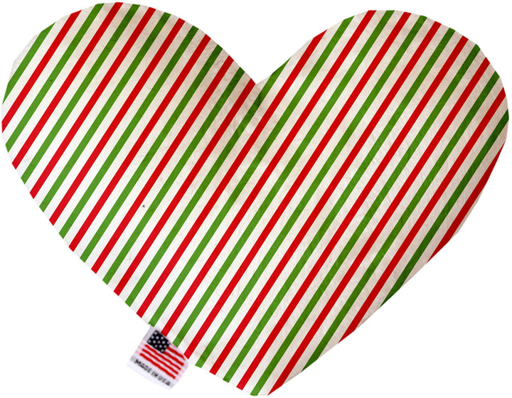 Pet and Dog Plush Heart or Bone Toy, "Christmas Patterns Group"
