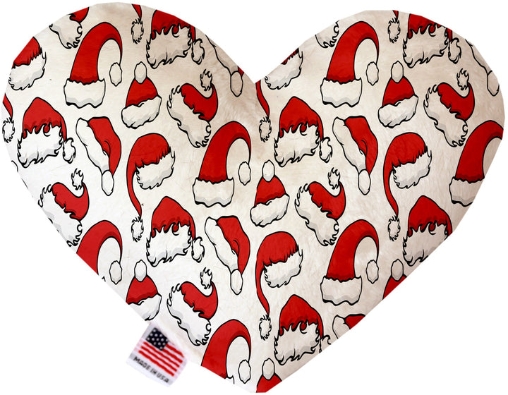 Pet and Dog Plush Heart or Bone Toy, "Santa Group"